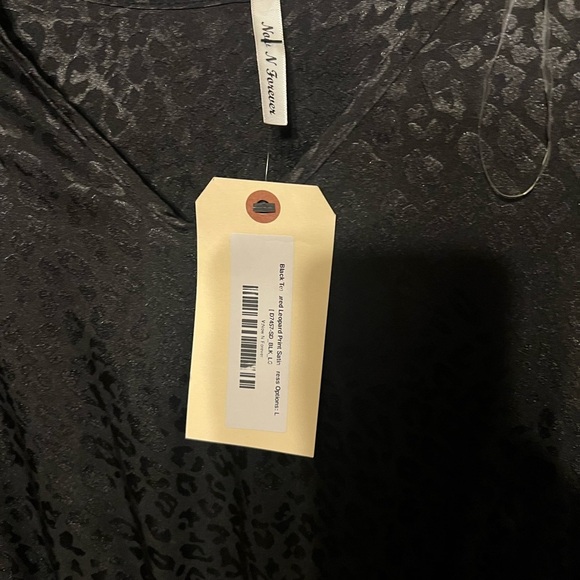 Black leopard print dress - Picture 3 of 3